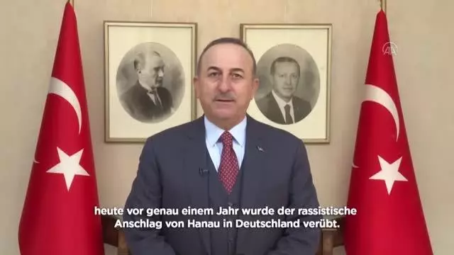 Dışişleri Bakanı Çavuşoğlu, Almanya'nın Hanau kentindeki ırkçı saldırının kurbanlarını andı Dışişleri Bakanı Çavuşoğlu, Almanya'nın Hanau kentindeki ırkçı saldırının kurbanlarını andı