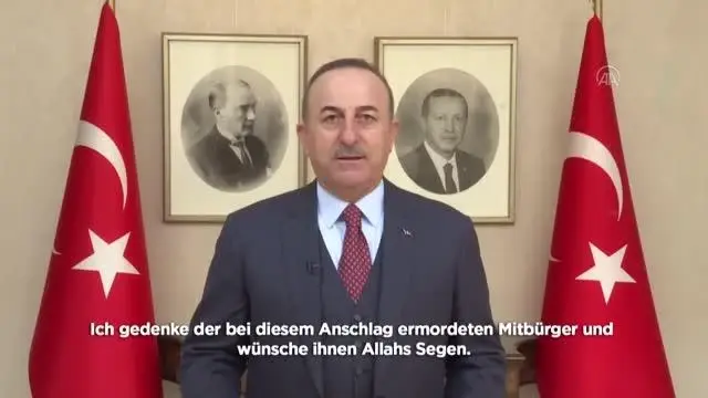 Dışişleri Bakanı Çavuşoğlu, Almanya'nın Hanau kentindeki ırkçı saldırının kurbanlarını andı Dışişleri Bakanı Çavuşoğlu, Almanya'nın Hanau kentindeki ırkçı saldırının kurbanlarını andı