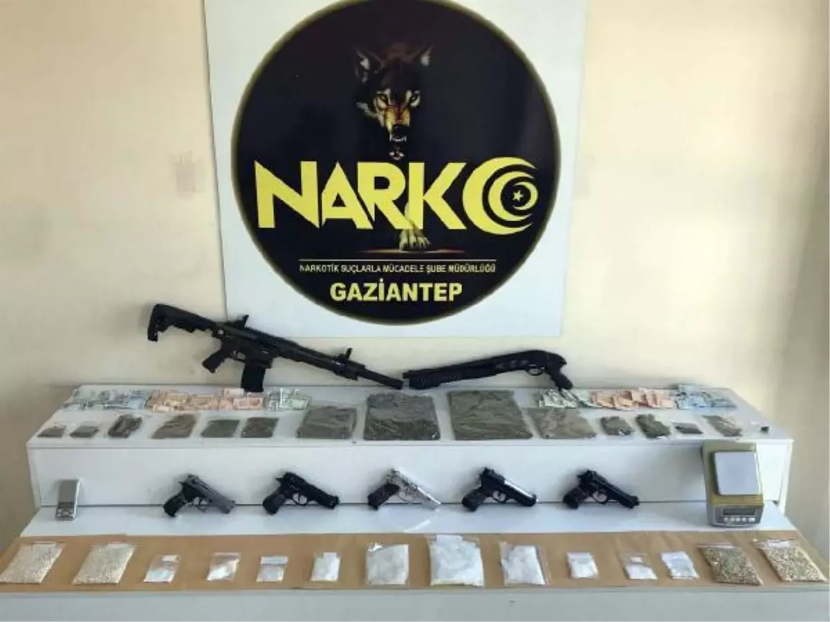 Gaziantep'te, 750 polisle uyuşturucu operasyonunda 29 kişiye gözaltı