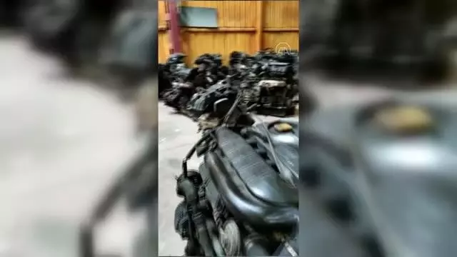Kaçak 65 lüks araç motoru ele geçirildi Kaçak 65 lüks araç motoru ele geçirildi