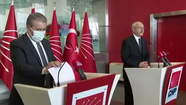 Kılıçdaroğlu-Destici ortak basın toplantısı Kılıçdaroğlu-Destici ortak basın toplantısı
