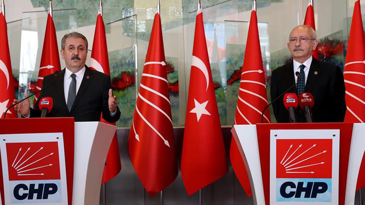 Kılıçdaroğlu ile düzenlediği ortak basın toplantısına Destici'nin HDP'ye yönelik eleştirileri damga vurdu