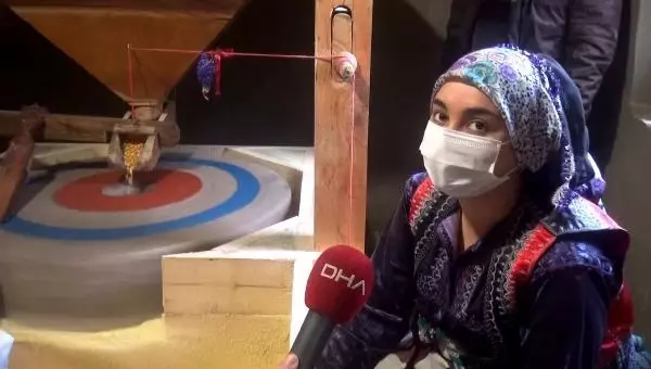 Onarılan 4 asırlık su değirmeni dualarla açıldı Onarılan 4 asırlık su değirmeni dualarla açıldı