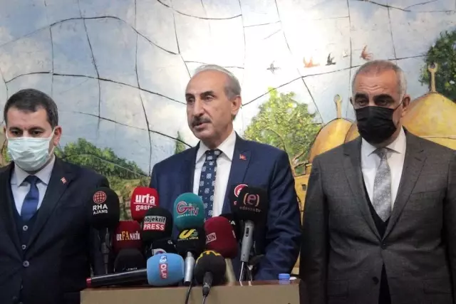 Şanlıurfa'daki belediye başkanlarından Beyazgül'e destek Şanlıurfa'daki belediye başkanlarından Beyazgül'e destek