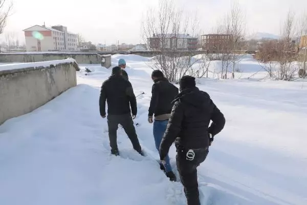 Yüksekova'da polis ve belediye ekipleri, kurt aradı Yüksekova'da polis ve belediye ekipleri, kurt aradı