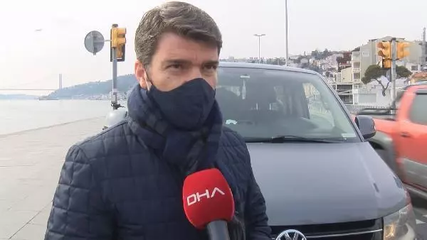 Arnavutköy sahilinde koronavirüs denetimi Arnavutköy sahilinde koronavirüs denetimi