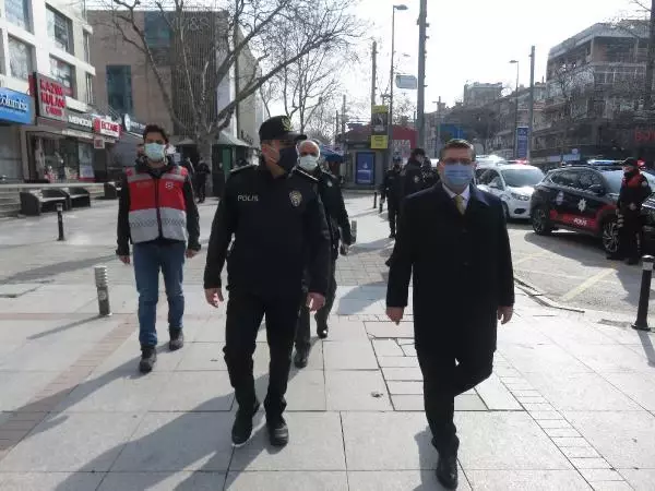 Bağdat Caddesi'nde koronavirüs denetimi Bağdat Caddesi'nde koronavirüs denetimi