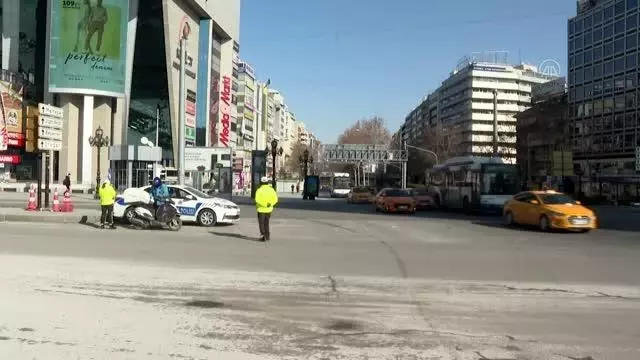 Başkent sokaklarında sessizlik hakim Başkent sokaklarında sessizlik hakim