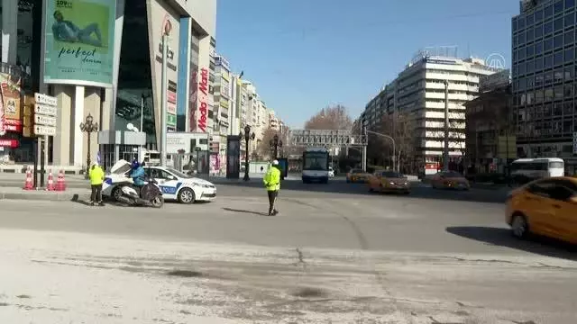 Başkent sokaklarında sessizlik hakim Başkent sokaklarında sessizlik hakim