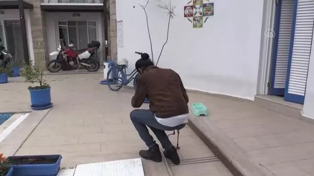 Bodrum'da otelin bahçesine düşen yaralı flamingoya işletmenin yetkilileri sahip çıktı Bodrum'da otelin bahçesine düşen yaralı flamingoya işletmenin yetkilileri sahip çıktı