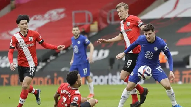 Chelsea, deplasmanda Southampton'la 1-1 berabere kaldı Chelsea, deplasmanda Southampton'la 1-1 berabere kaldı
