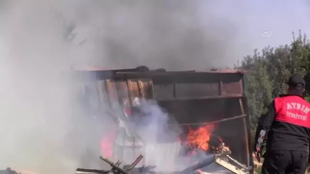 Didim'de ev yangını Didim'de ev yangını