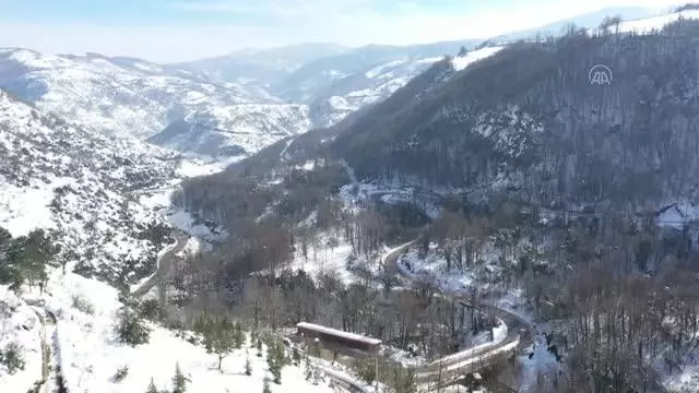 (Drone) Yuvacık Barajı'nda kış güzelliği (Drone) Yuvacık Barajı'nda kış güzelliği