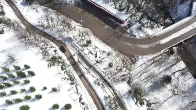 (Drone) Yuvacık Barajı'nda kış güzelliği (Drone) Yuvacık Barajı'nda kış güzelliği