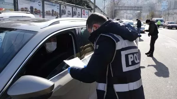 Hafta sonu kısıtlamasında köylere çıkışların yasaklandığı Trabzon'da sıkı denetim Hafta sonu kısıtlamasında köylere çıkışların yasaklandığı Trabzon'da sıkı denetim