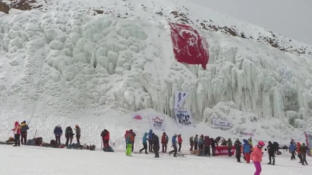 Türkiye Buz Tırmanış Şampiyonası yapıldı