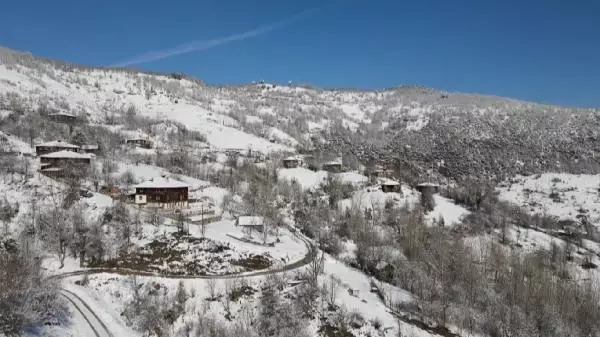 Yenice ormanlarında kar manzarası Yenice ormanlarında kar manzarası