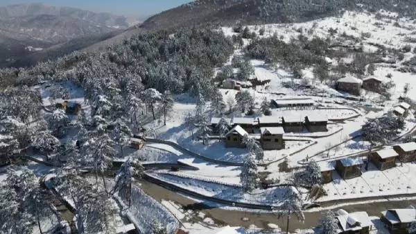 Yenice ormanlarında kar manzarası Yenice ormanlarında kar manzarası