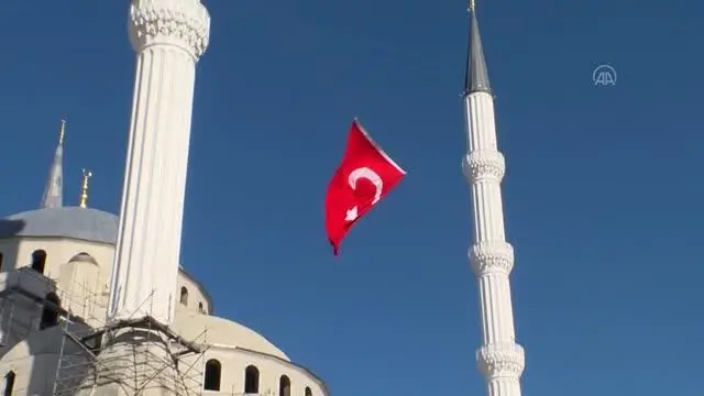 Aynı anda 10 bin kişinin ibadet edebileceği caminin kaba inşaatı tamam Aynı anda 10 bin kişinin ibadet edebileceği caminin kaba inşaatı tamam