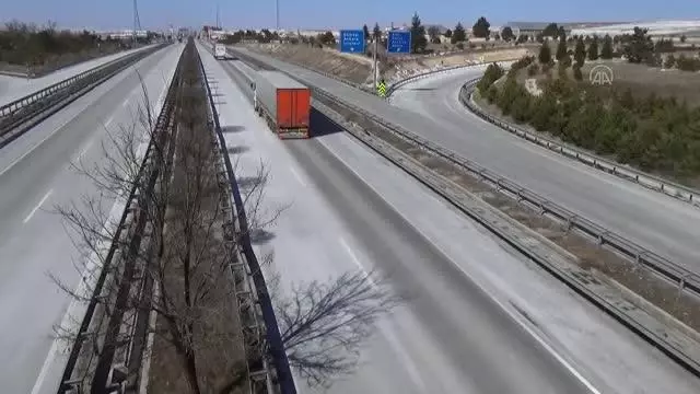 Bağlantı kavşağı Kulu Makasında sessizlik hakim Bağlantı kavşağı Kulu Makasında sessizlik hakim