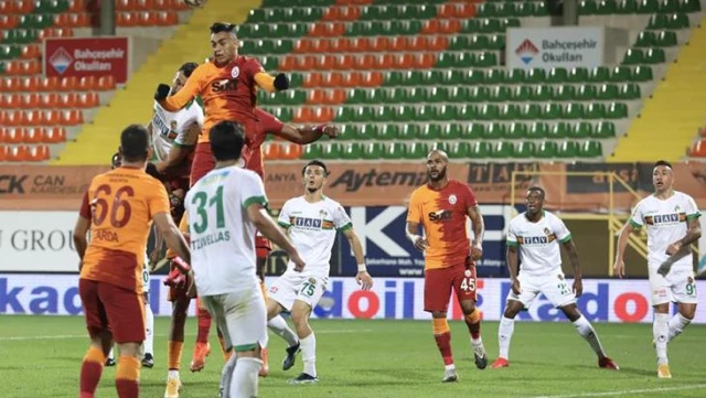 The statistics of the match in which Galatasaray defeated Alanyaspor 1-0 on the road draw attention