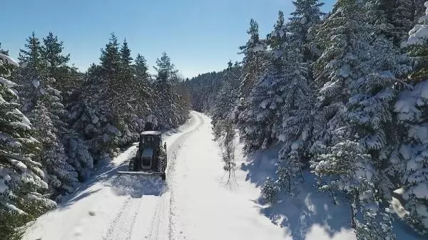 Karabük'te 97 köy yolu ulaşıma açıldı Karabük'te 97 köy yolu ulaşıma açıldı