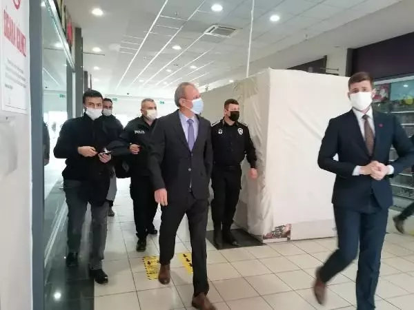 Silivri'de koronavirüs denetimi Silivri'de koronavirüs denetimi