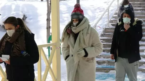 Sivas'ta eksi 17 derecede ALES heyecanı Sivas'ta eksi 17 derecede ALES heyecanı