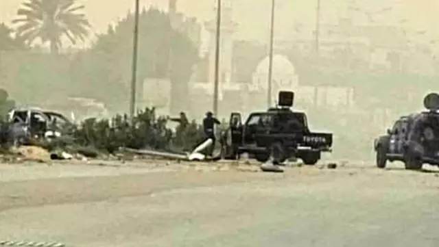 Libya İçişleri Bakanı Başağa'nın konvoyuna silahlı saldırı girişimi Libya İçişleri Bakanı Başağa'nın konvoyuna silahlı saldırı girişimi