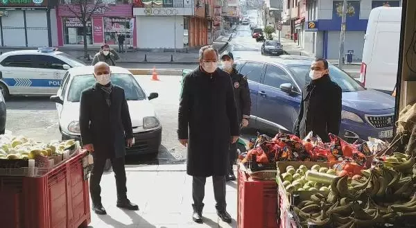 Sultanbeyli'de koronavirüs denetimi Sultanbeyli'de koronavirüs denetimi