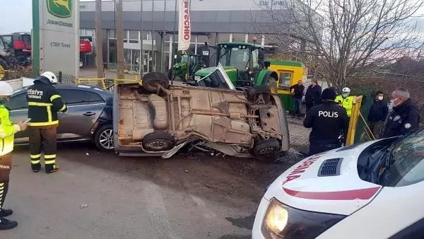 Tekirdağ'da kaza: 1 ölü, 1 yaralı Tekirdağ'da kaza: 1 ölü, 1 yaralı