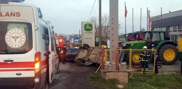 Tekirdağ'da kaza: 1 ölü, 1 yaralı Tekirdağ'da kaza: 1 ölü, 1 yaralı