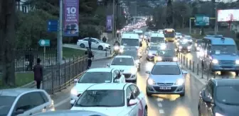 15 Temmuz Şehitler Köprüsü'nde trafik yoğunluğu