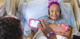 ABD'de 104 yaşına giren Kovid-19 hastasına doğum günü sürprizi