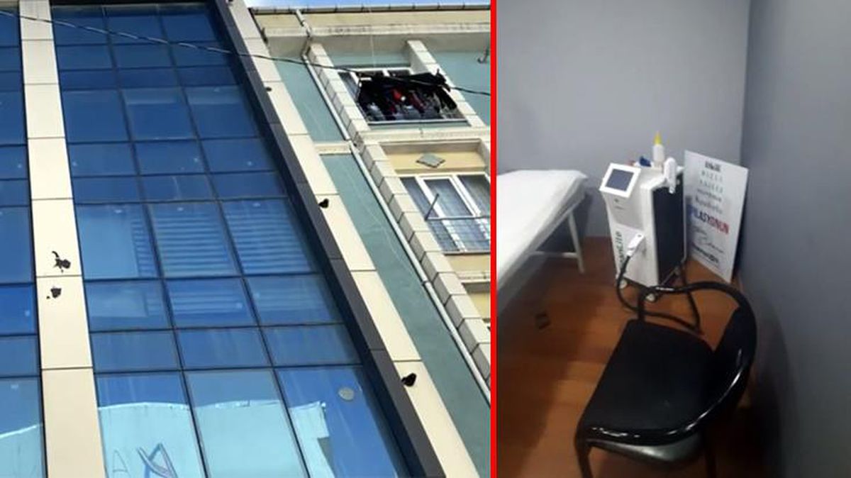 Hastaneye çevirdikleri kaçak apartman dairesine baskın