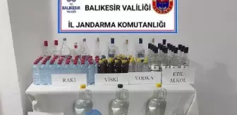 Son dakika haber... Ayvalık'ta sahte içki operasyonu