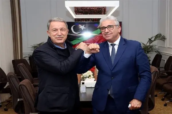 Bakan Akar, Libya İçişleri Bakanı ile görüştü Bakan Akar, Libya İçişleri Bakanı ile görüştü