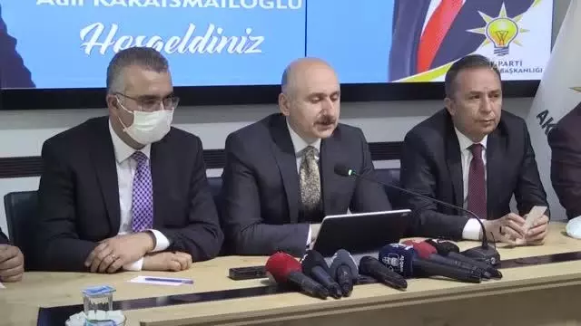 Ulaştırma ve Altyapı Bakanı Adil Karaismailoğlu;'Ömrümüzü halkımıza vakfettik, hedeflerimize ulaşana kadar uykuyu kendimize haram ettik' Ulaştırma ve Altyapı Bakanı Adil Karaismailoğlu;'Ömrümüzü halkımıza vakfettik, hedeflerimize ulaşana kadar uykuyu kendimize haram ettik'