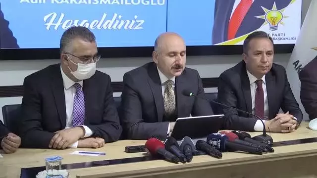 Ulaştırma ve Altyapı Bakanı Adil Karaismailoğlu;'Ömrümüzü halkımıza vakfettik, hedeflerimize ulaşana kadar uykuyu kendimize haram ettik' Ulaştırma ve Altyapı Bakanı Adil Karaismailoğlu;'Ömrümüzü halkımıza vakfettik, hedeflerimize ulaşana kadar uykuyu kendimize haram ettik'