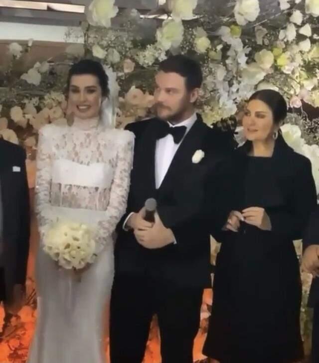 Burcu Kıratlı ile Sinan Akçıl ikinci kez nikah masasına oturdu