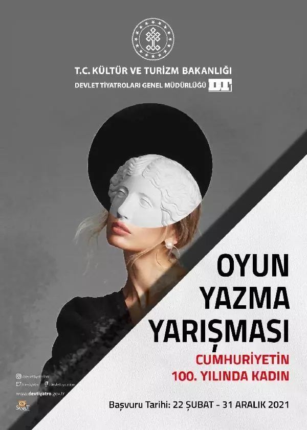 Devlet Tiyatroları, oyun yazma yarışması düzenleyecek Devlet Tiyatroları, oyun yazma yarışması düzenleyecek