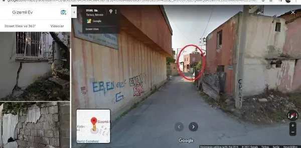 'Gizemli ev'in Google haritalarına işlenmesi memnun etti 'Gizemli ev'in Google haritalarına işlenmesi memnun etti