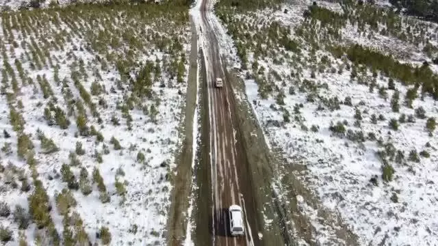 Murat Dağı'na, yaban hayvanları için yem bırakıldı Murat Dağı'na, yaban hayvanları için yem bırakıldı
