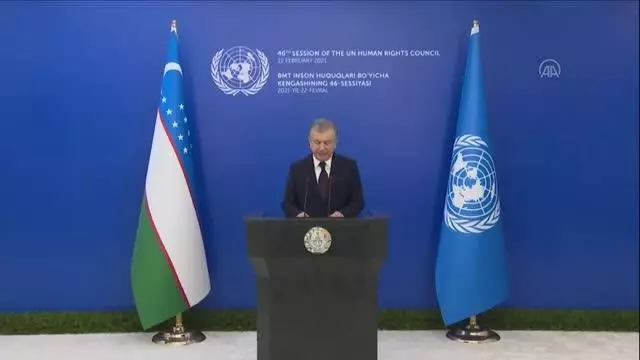 Özbekistan Cumhurbaşkanı Mirziyoyev: 'Demokratik reformlarımız yeni bir Özbekistan inşa etmeyi hedefliyor' Özbekistan Cumhurbaşkanı Mirziyoyev: 'Demokratik reformlarımız yeni bir Özbekistan inşa etmeyi hedefliyor'