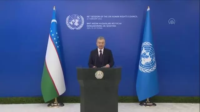 Özbekistan Cumhurbaşkanı Mirziyoyev: 'Demokratik reformlarımız yeni bir Özbekistan inşa etmeyi hedefliyor' Özbekistan Cumhurbaşkanı Mirziyoyev: 'Demokratik reformlarımız yeni bir Özbekistan inşa etmeyi hedefliyor'