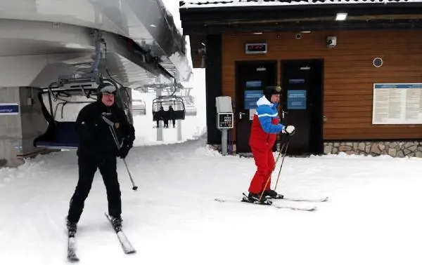 Putin ile Lukaşenko'dan kar motosikletli diplomasi Putin ile Lukaşenko'dan kar motosikletli diplomasi