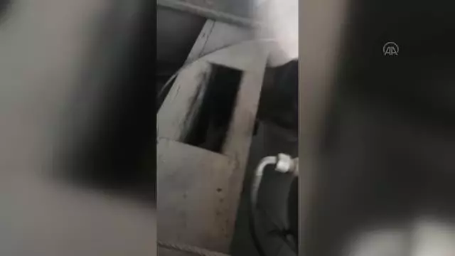 ŞANLIURFA - Akçakale Gümrük Kapısı'nda kamyonun damperinin altına gizlenmiş 6 güvercin bulundu ŞANLIURFA - Akçakale Gümrük Kapısı'nda kamyonun damperinin altına gizlenmiş 6 güvercin bulundu