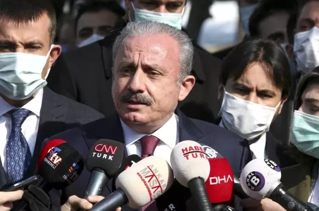 TBMM Başkanı Şentop, gazetecilerin gündeme ilişkin sorularını yanıtladı Açıklaması TBMM Başkanı Şentop, gazetecilerin gündeme ilişkin sorularını yanıtladı Açıklaması