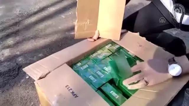 2 ton 457 kilogram kaçak tütün ele geçirildi 2 ton 457 kilogram kaçak tütün ele geçirildi