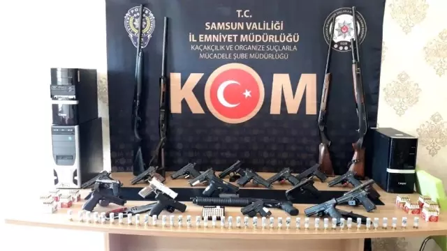 Samsun merkezli organize suç örgütü operasyonu: 57 gözaltı(2) Samsun merkezli organize suç örgütü operasyonu: 57 gözaltı(2)